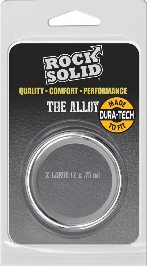 Doc Johnson Rock Solid pierścień anatomiczny aluminium XL