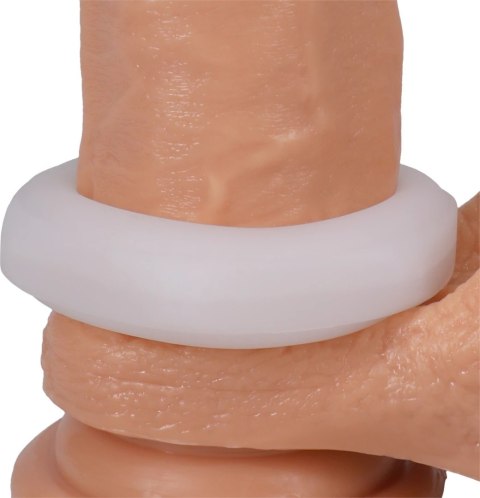 Doc Johnson Rock Solid silikonowy pierścień anatomiczny śrubowy czarny