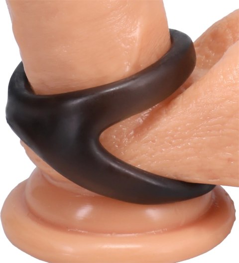 Doc Johnson The Hoist podwojny pierścień silikonowy TPE, elastyczny