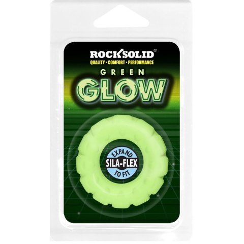 Doc Johnson The Tire - silikonowy pierścień, świecący w ciemności