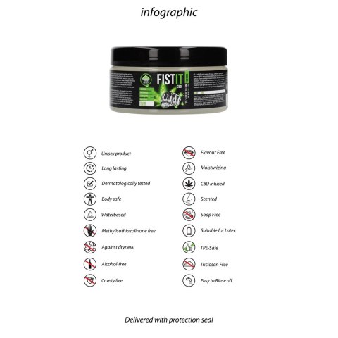 Shots Fist It Intymny żel nawilżający CBD 300 ml na bazie wody