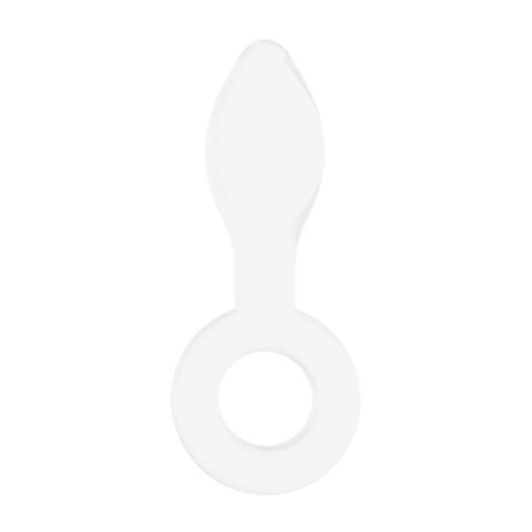 Christalino Szklany korek anatomiczny borokrzemianowy niebieski