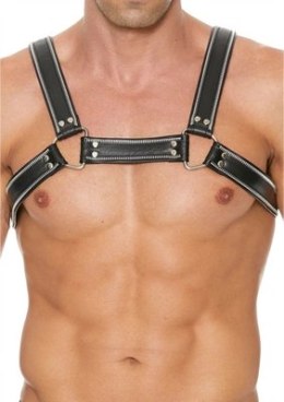 Ouch! by Shots Uprząż Chest Bulldog L/XL skora naturalna, regulowana