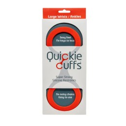Quickie Cuffs Large - silikonowe opaski na dłonie i kostki, rozmiar L