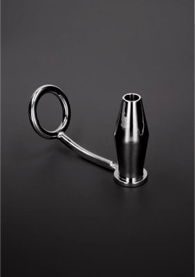 Steel Korek z pierścieniem 45 mm stalowy, tunelowy, anatomiczny