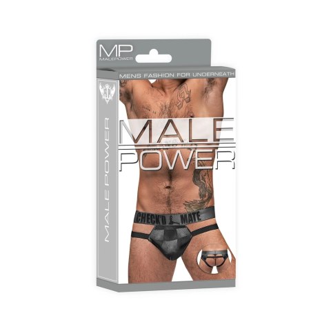 Male Power Checked Mate szorty L/XL z okienkami i szachownicą