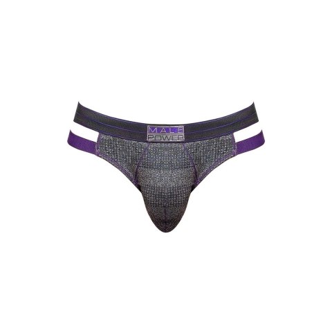 Male Power Heather Haze Bikini M z wycięciami, jasne szwy