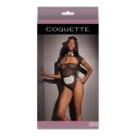 Coquette Body French Maid elastyczna koronka One Size czarne
