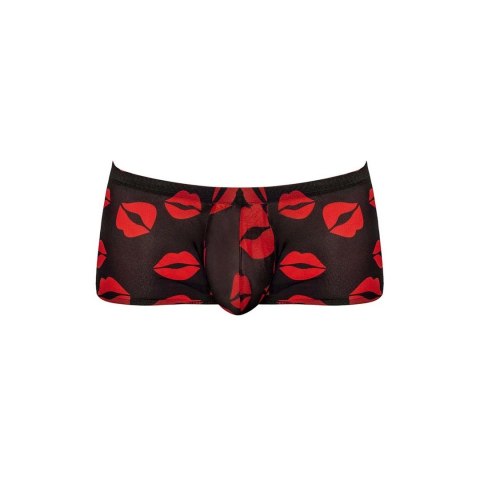 Male Power Kiss Me XL - szorty męskie z niskim stanem, czerwone