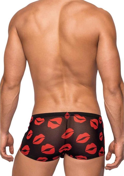 Male Power Kiss Me Mini Szorty L z niskim stanem i wysokim wycięciem