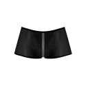 Male Power Landing Strip Mini Short S czarne szorty z matowymi wstawkami