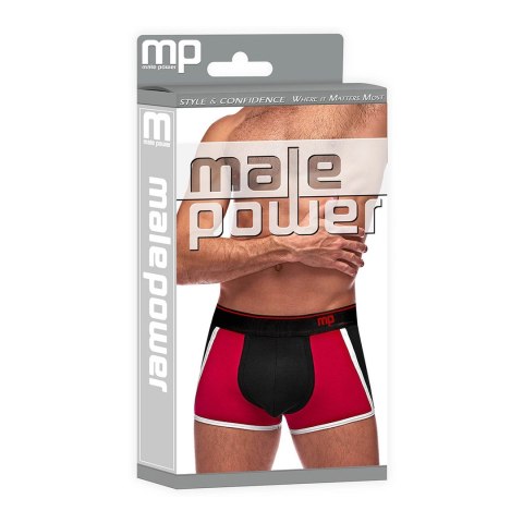 Male Power Szorty Retro XL - bawełna z dodatkiem spandexu, czarne
