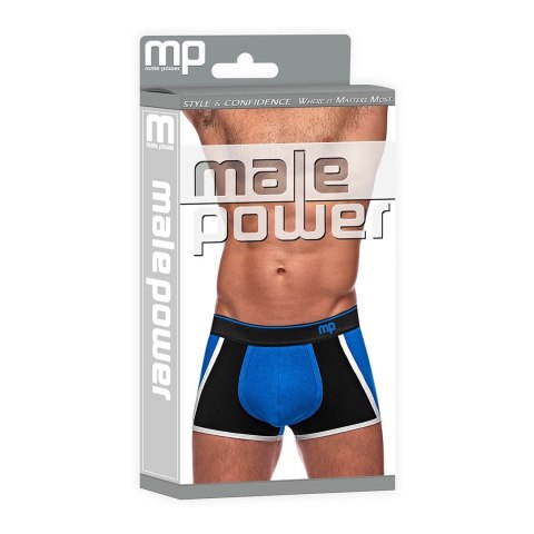 Male Power Szorty Retro XL czarne - bawełna z dodatkiem spandexu