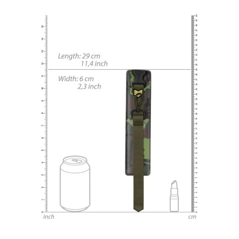 Shots Ouch! Army Theme mankiety na kostki, regulowane, maskowanie