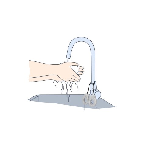 Shots S-Line Mydło dekoracyjne w kształcie kajdanek, szare