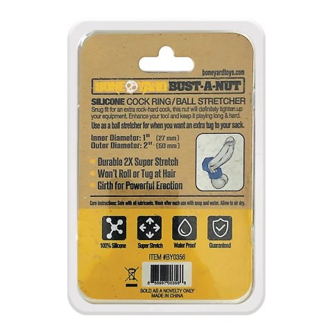 Boneyard Hex Ring silikonowy pierścień anatomiczny 50 mm szary