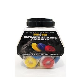 Boneyard Ring Display - Zestaw 50 silikonowych pierścieni, O 50 mm