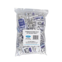 EXS brelok praktyczny z prezerwatywą - zestaw 50 sztuk