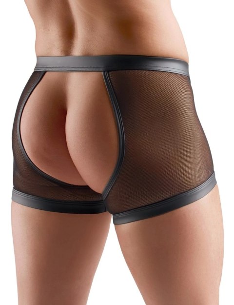 Svenjoyment Men's Jock 3XL - siateczkowe bokserki z wetlook i dodatkiem metalu