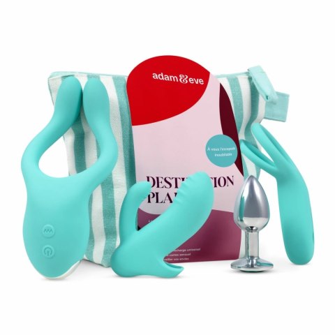 Adam & Eve Summerbox Zestaw Letni 7w1 dla Par, Turkusowy Limited Edition