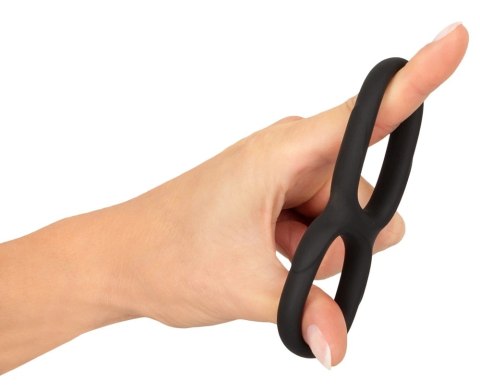 Erecto Double Ring Liquid Silicone - podwojny elastyczny pierścień