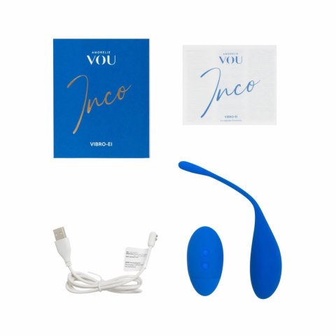 Inco Model Blue anatomiczny symulator intymny silikonowy niebieski