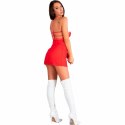 Livco Corsetti Fashion Santas Candy LC 90722 komplet świąteczny L/XL czerwony