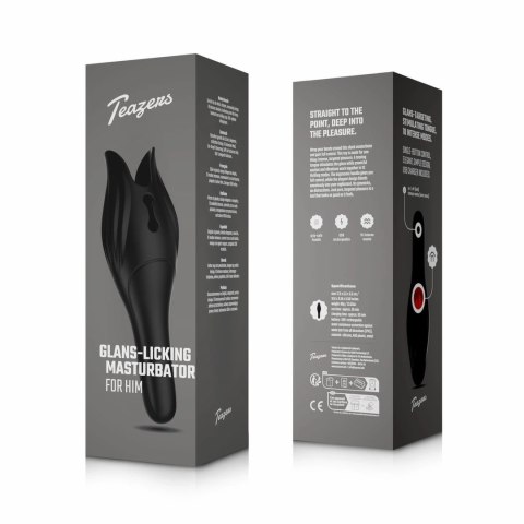 Teazers Glans-Licking Black - Automatyczna Stymulacja, 10 Trybow, USB