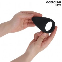 Addicted Toys Pierścień Anatomiczny Łezka Czarny 112x62 mm
