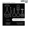 Addicted Toys Travel Cleaner L 220 ml - Duża gruszka higieniczna podrożna