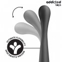 Addicted Toys masażer anatomiczny silikonowy 22,5 cm czarny
