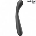 Addicted Toys masażer anatomiczny silikonowy 22,5 cm czarny
