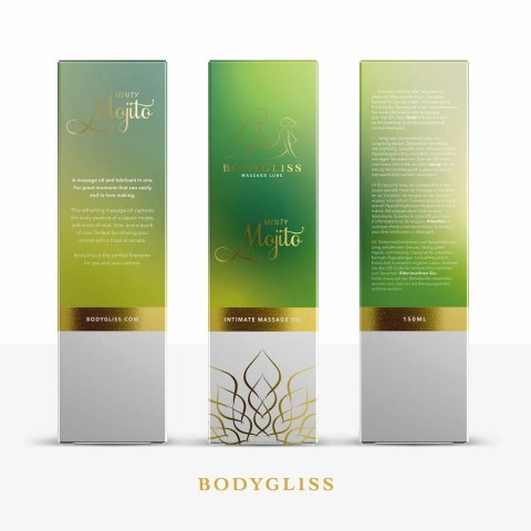 BodyGliss Olejek do masażu i środek poślizgowy Minty Mojito 150ml