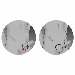 ElectraStim Prestige ElectraLoops czarne - regulowane pierścienie elektro-stymulujące