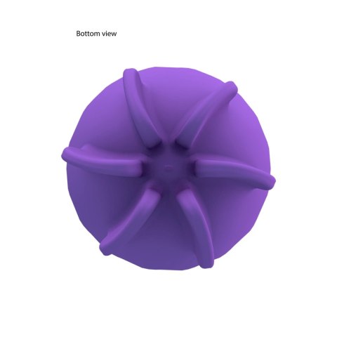 Noah Bezprzewodowe Jajo Wibrujące 36 Trybow USB Fioletowe 9,5 cm