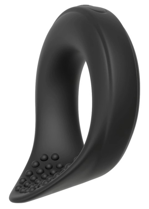 Rebel Pierścień Wibracyjny do Masażu z 10 Trybami, Silikonowy, Czarny