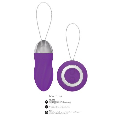 Shots George Bezprzewodowe Jajko Wibrujące Silikonowe Z Pilotem