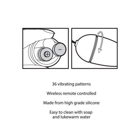Svakom Noah - Bezprzewodowe Jajko Wibracyjne USB, 36 Trybow, IPX5, Fioletowe