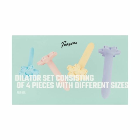 Teazers Zestaw Anatomicznych Rozszerzaczy Silikonowych 4 Rozmiary