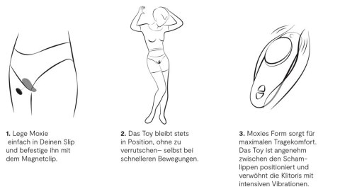 We-Vibe Moxie+ Aqua - bezprzewodowy stymulator intymny do bielizny