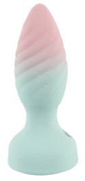 Beau coeur Juvela RC zdalny korek analny z podwojną stymulacją, pastelowy