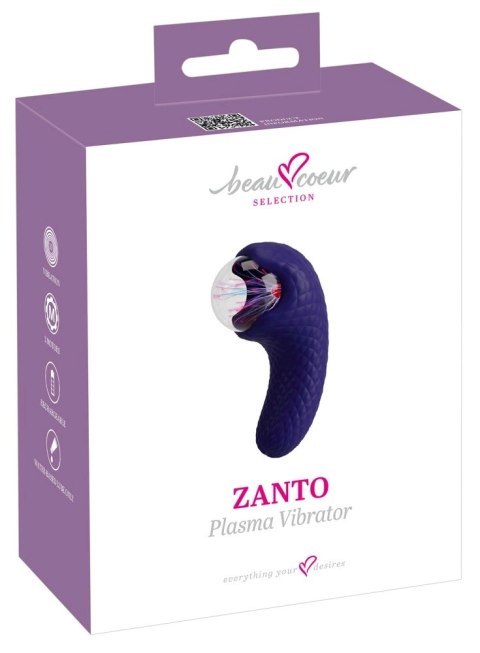 Beau coeur Zanto Plasma - wielofunkcyjny masażer z efektem świetlnym LED