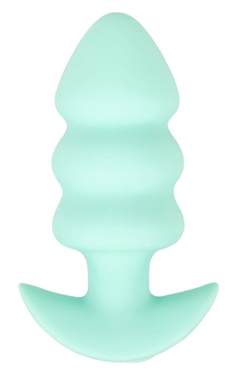 Cuties Mini Zielony Plug Wibracyjny - 7 Trybow, Silikonowy, 8,3 cm