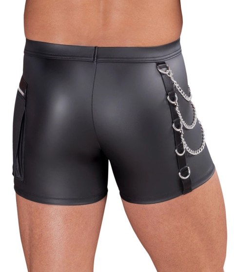 NEK Spodnie męskie L matowe z łańcuchami i kieszenią cargo