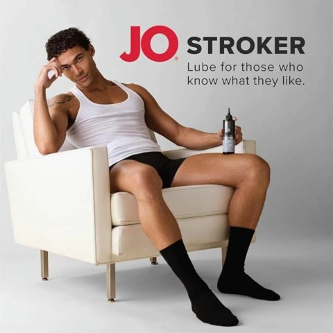System JO Stroker Lubricant 120 ml - Gęsty żel na bazie wody do urządzeń intymnych