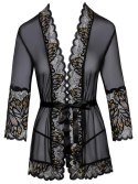 Kissable Kimono Lace L/XL - Krotki szlafrok z koronką i pasem