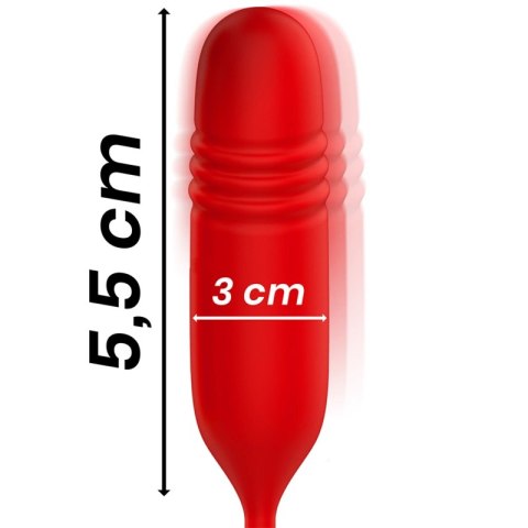 MIA Amalfi Double Pleasure Wand - silikonowy masażer z falami i funkcją ruchu