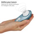 Womanizer Liberty 2 Air Pulse - kompaktowy model z falami powietrza, niebieski