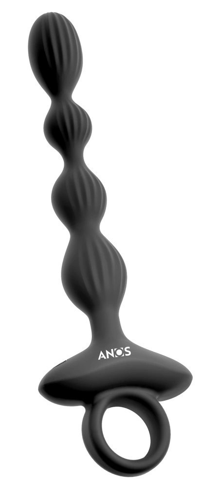 ANOS Flexible Beads model wibrujący silikonowy 21,1 cm czarny