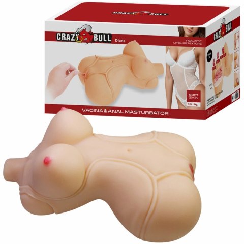 Crazy Bull Diana anatomiczny tors damski 5kg z podwojnym wejściem TPR